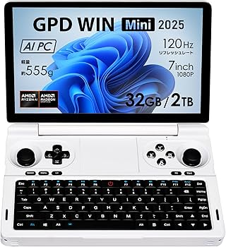 Amazon.co.jp: GPD WIN Mini 2025【国内正規版】7インチ（1920x1080
