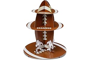UPINS 3-Tier Football Treat Stand