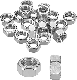 M METERXITY 20-Pack Metric Hex Nuts M16 x 2mm Thread Stainless Steel Hexagon Nut Hex Nut Metric Nuts for Machinery/Automotive/Repair/Industrial