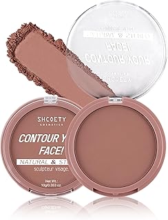 SHCOETY Polvo de contorno facial de larga dur...