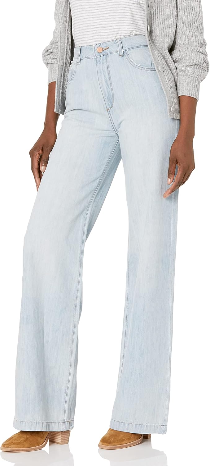 Hepburn High Rise Wide Leg Jeans 