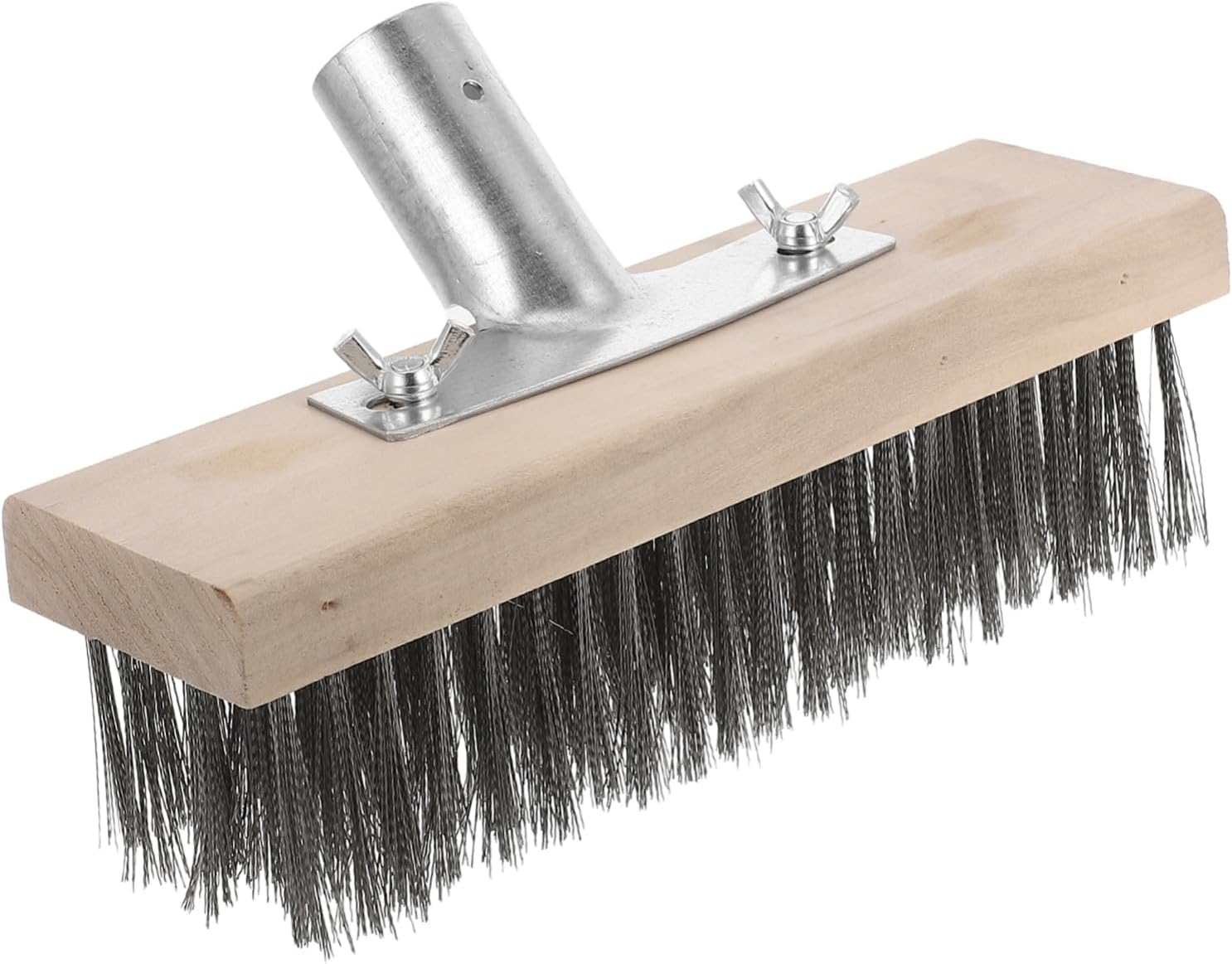 Stainless Steel Wire Floor Scrub Brush for Hard Surfaces and Wooden Decks