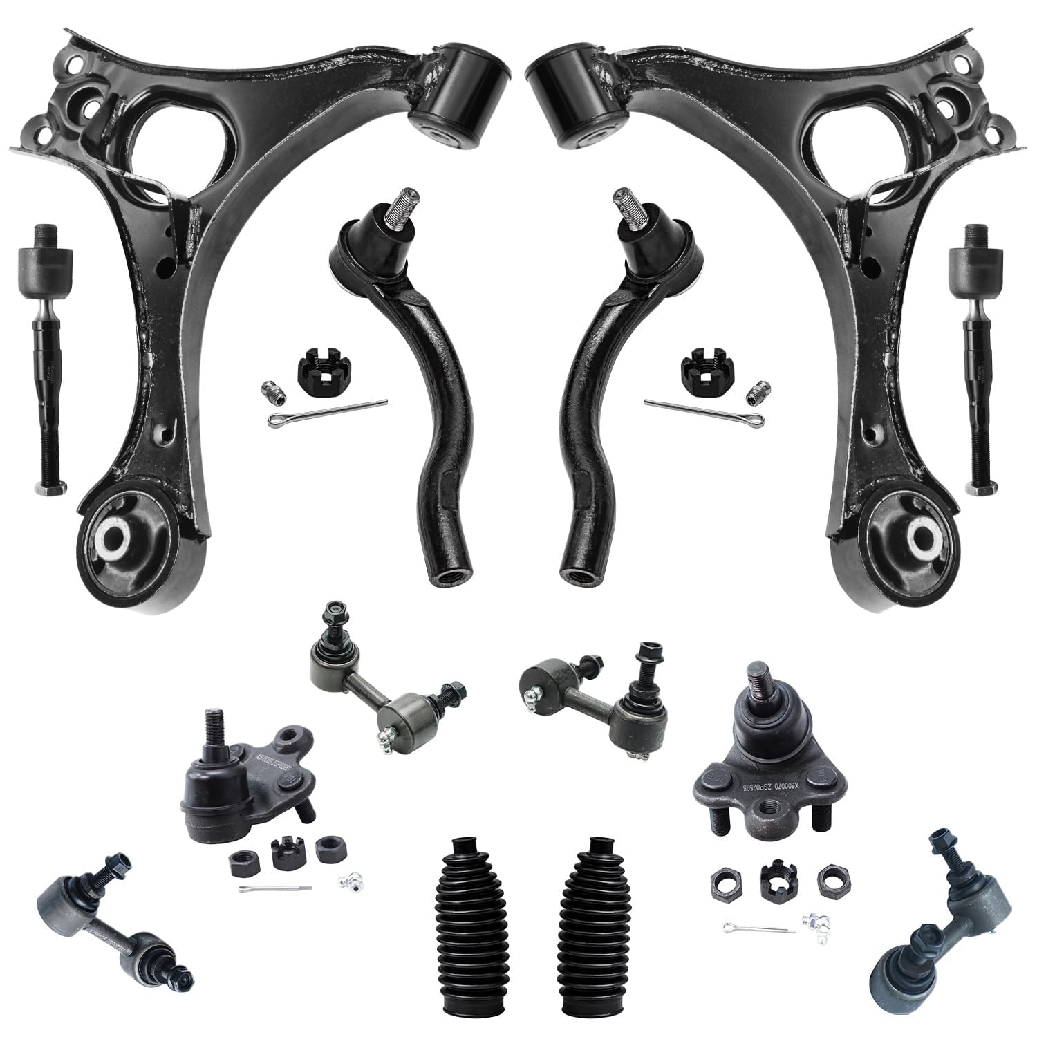 Detroit Axle - 1.8L Front End 14pc Suspension Kit for 2006-2011 Honda Civic