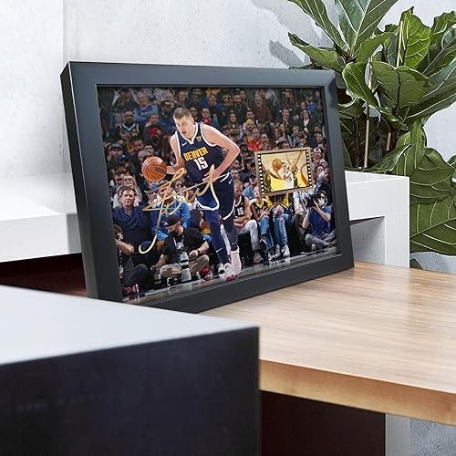 Miniatura 3 de sufenvera Póster enmarcado de Nikola Jokic de baloncesto con diseño de Nikola Jokic, collage de películas fotográficas, regalos de recuerdo para