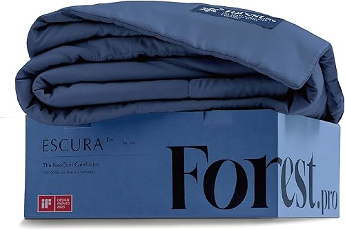 Miniatura 10 de ESCURA NeoCool Edredón refrescante, diseñado para una refrigeración más prolongada y regulación de temperatura con relleno patentado alemán, ligero