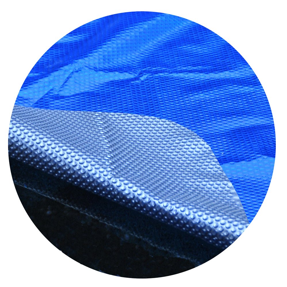 MidWest Canvas SC-BS-000002 Space Age 16-Feet Round Above Ground Solar Cover, Blue/Silver