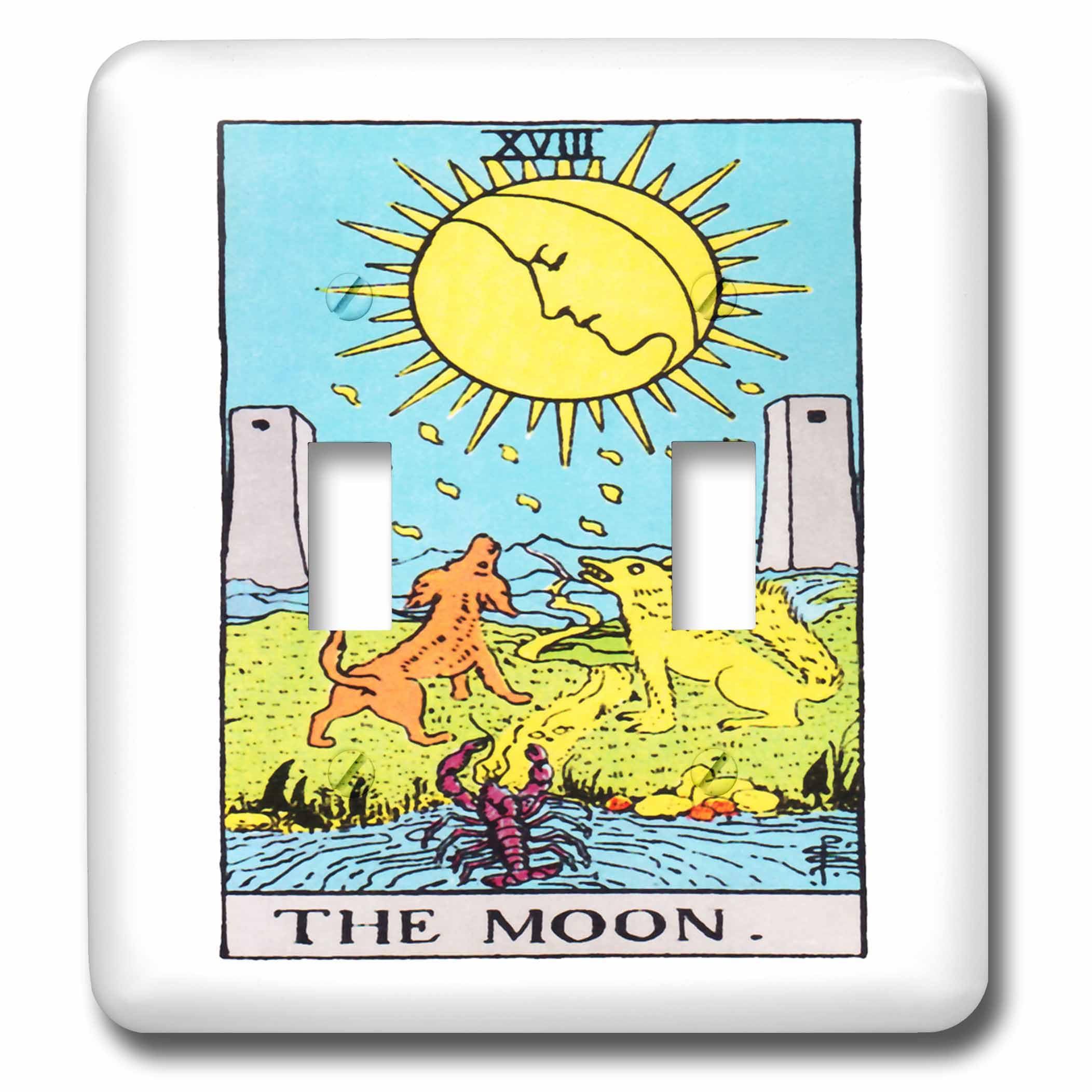 Interrupteur tarot la lune pour une ambiance ésotérique dans la chambre