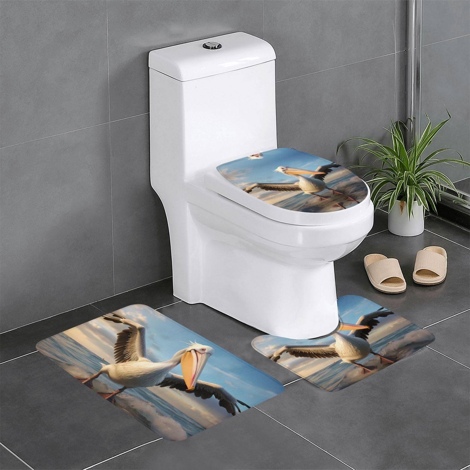 Tapis de salle de bain antidérapants pour sécuriser la coiffeuse et les WC