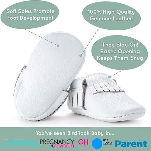 Miniatura 2 de BirdRock Baby Mocasines - Más de 30 estilos para niños y niñas. Cada par alimenta a un niño