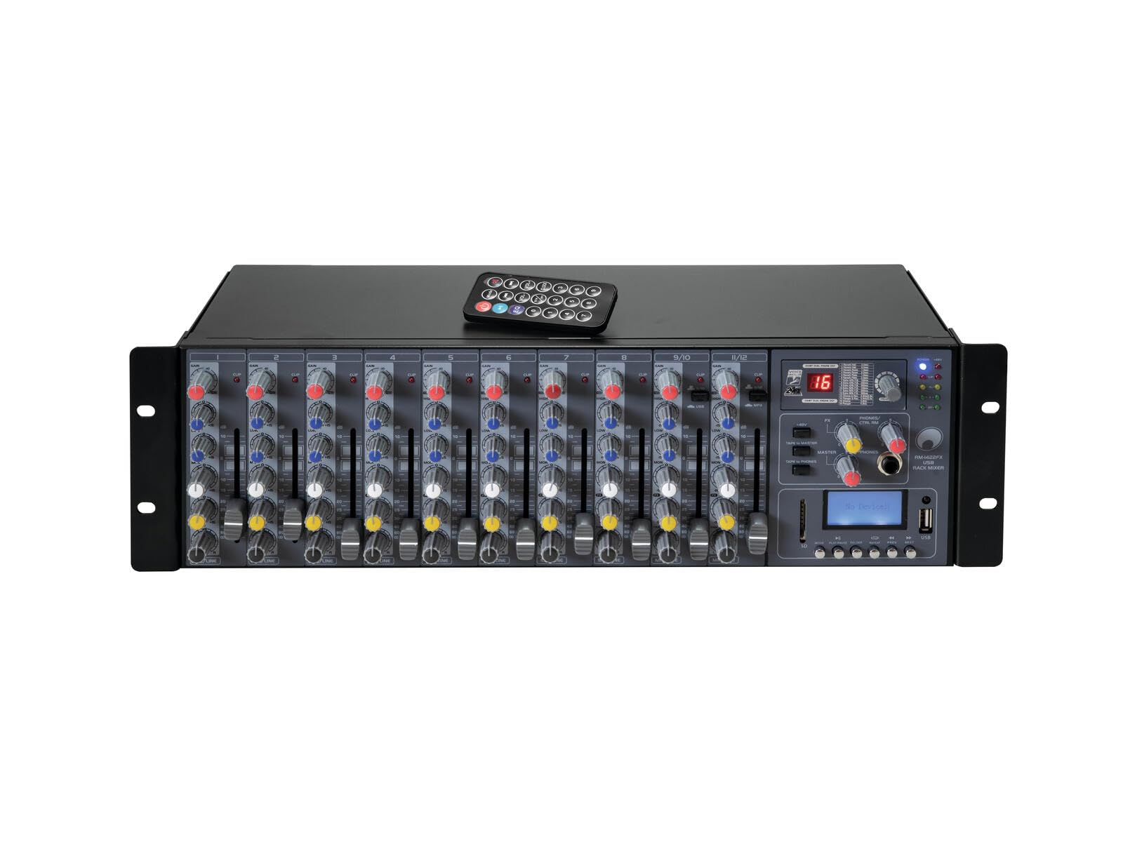 Omnitronic RM-1422FX USB Rack Mixer