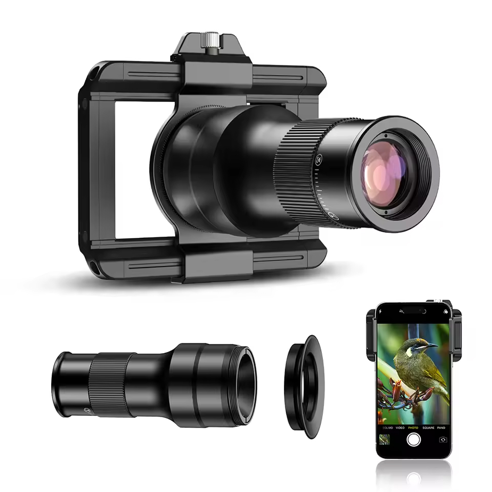 Amazon.co.jp: zmart APEXEL 2in1 望遠マクロレンズ 観察 6倍望遠鏡
