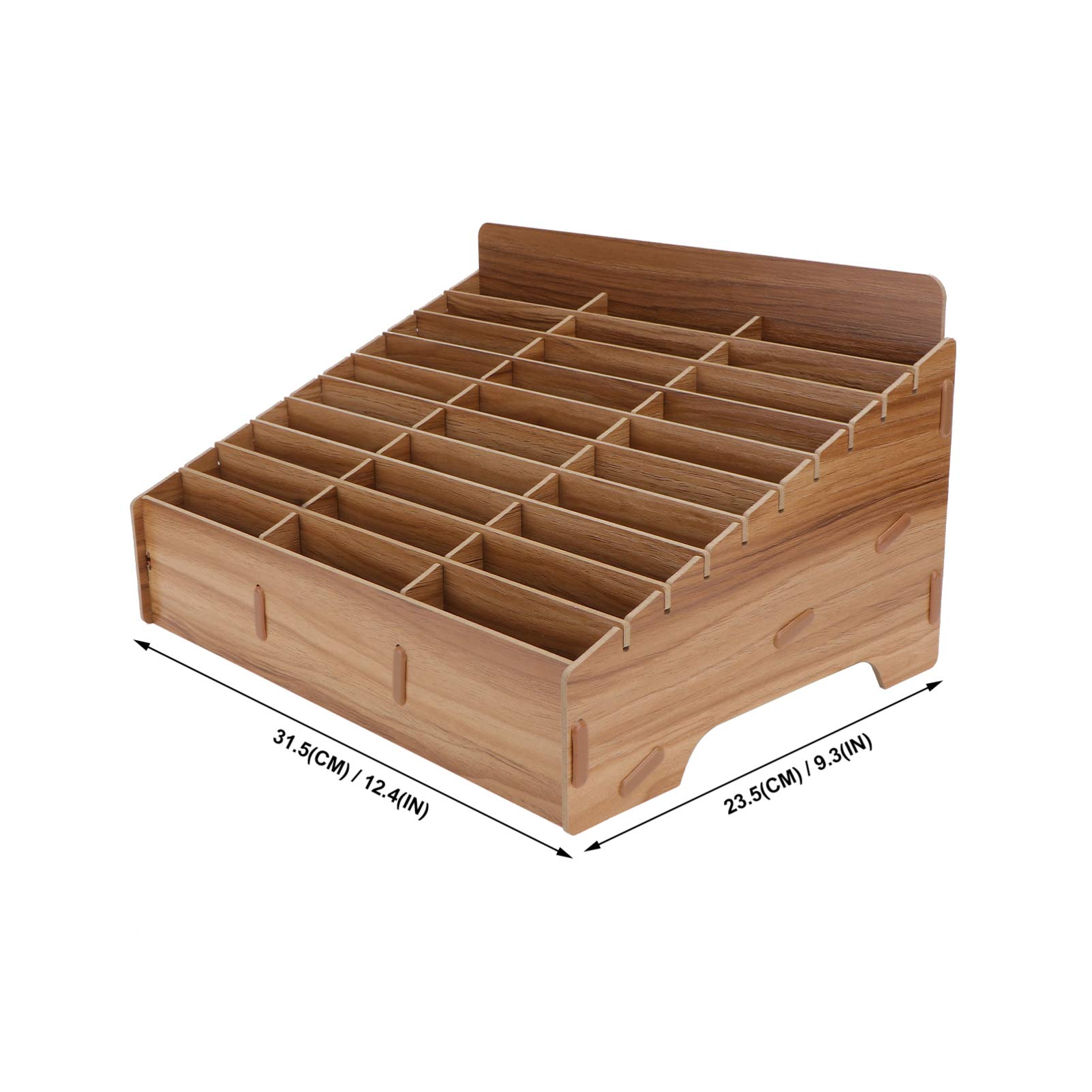 HEMOTON 30 Cell Phone Compartments for School, Mobile Phone Garage