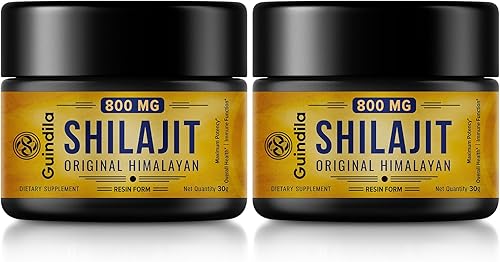 Suplemento Shilajit de 800 mg  Shilajit pura resina orgánica Shilajit del Himalaya con máxima potencia, original del Himalaya con más de 85