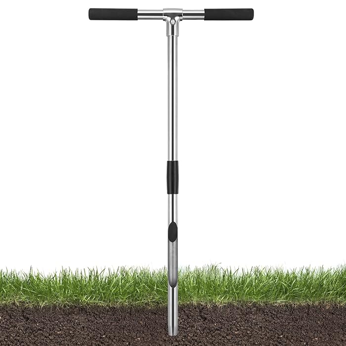Buy Soil Sample Probe, 32inch Soil Probe with TShaped Handle, Soil