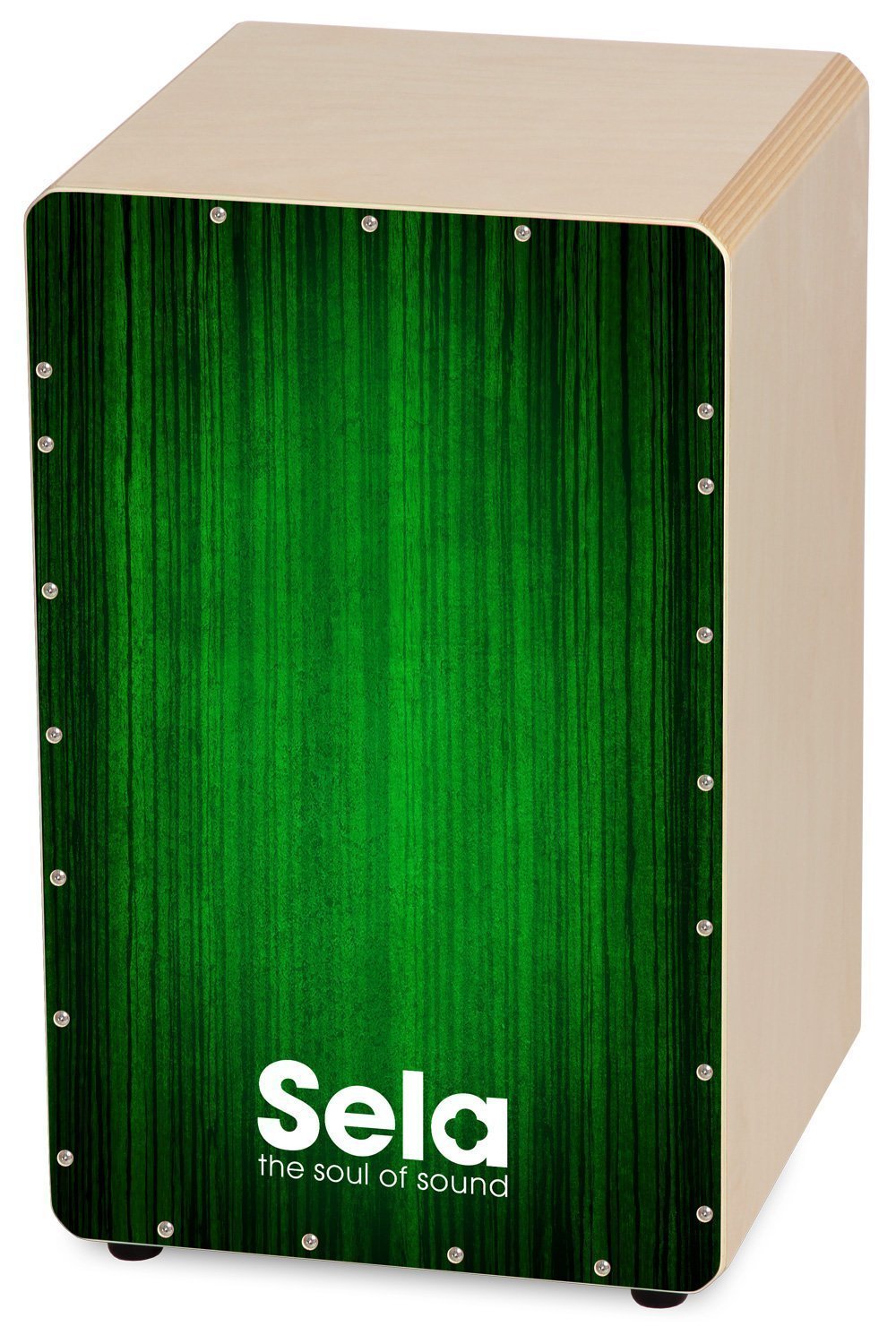 Sela SE 137 FR Set Cajon con Zaino, Pad e Libro in Francese, CD e DVD, Verde