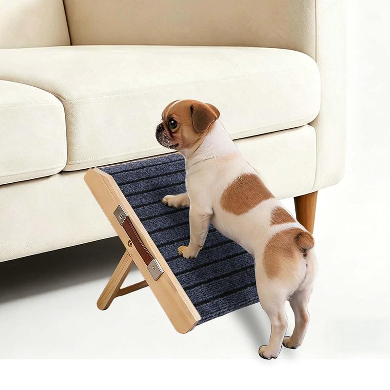 Rampa para Cães Dobrável de Madeira com Superfície Antiderrapante In hand, 1 unidade