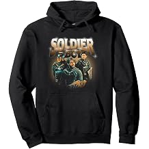 The Boys Soldier Boy Supe Character 90's Collage Superhero Pullover Hoodie