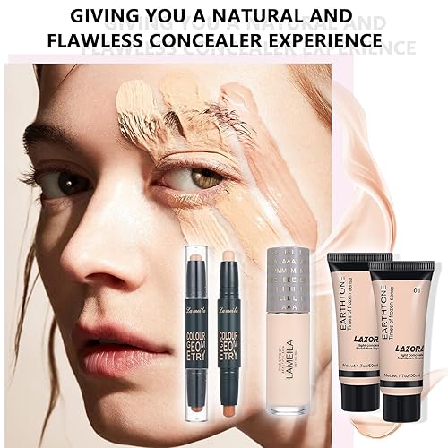 Miniatura 3 de Kit de maquillaje todo en uno para mujeres, juego completo de regalo de maquillaje para niñas, set de maquillaje esencial que incluye base, paleta