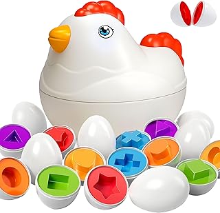 Matching Eggs Montessori Toy for Toddlers 1-5 Ages