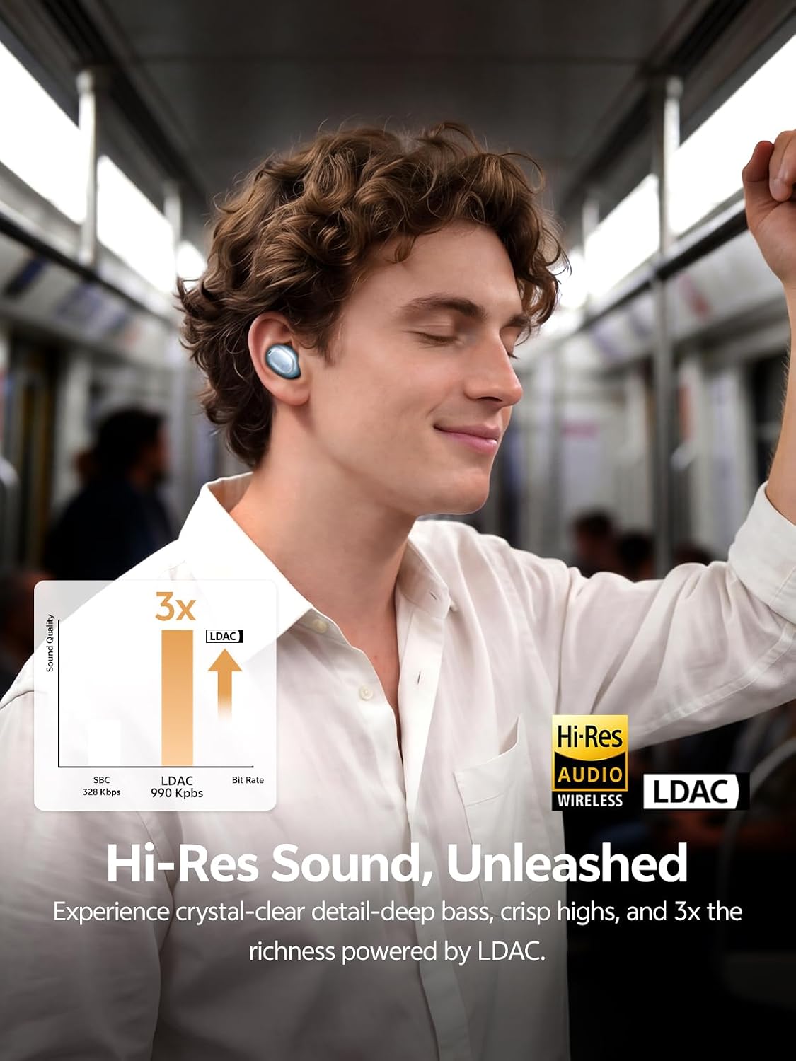 QCY MeloBuds A30 Al Scene-Adaptive ANC Wireless Earbud image 4