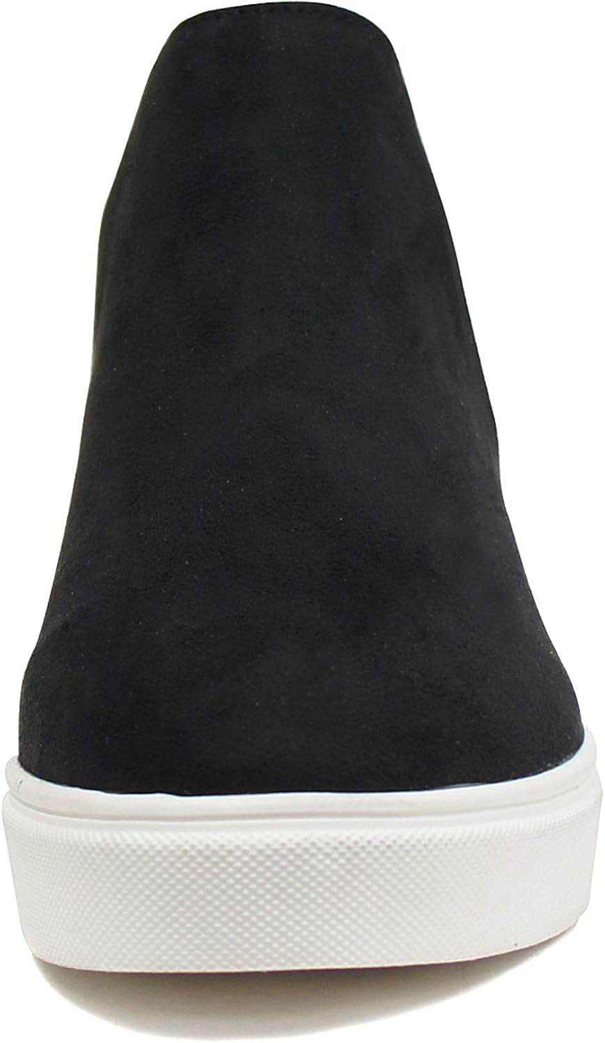  | Soda Diana ~ Slip On Hidden Wedge Ankle Boot Fashion Sneaker with Elastic Gore Insets | Fashion Sneakers