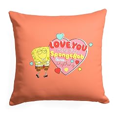 Northwest Spongebob Squarepants Pillow 18 x 18 Love You