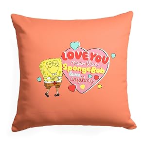 Northwest Spongebob Squarepants Pillow 18 x 18 Love You