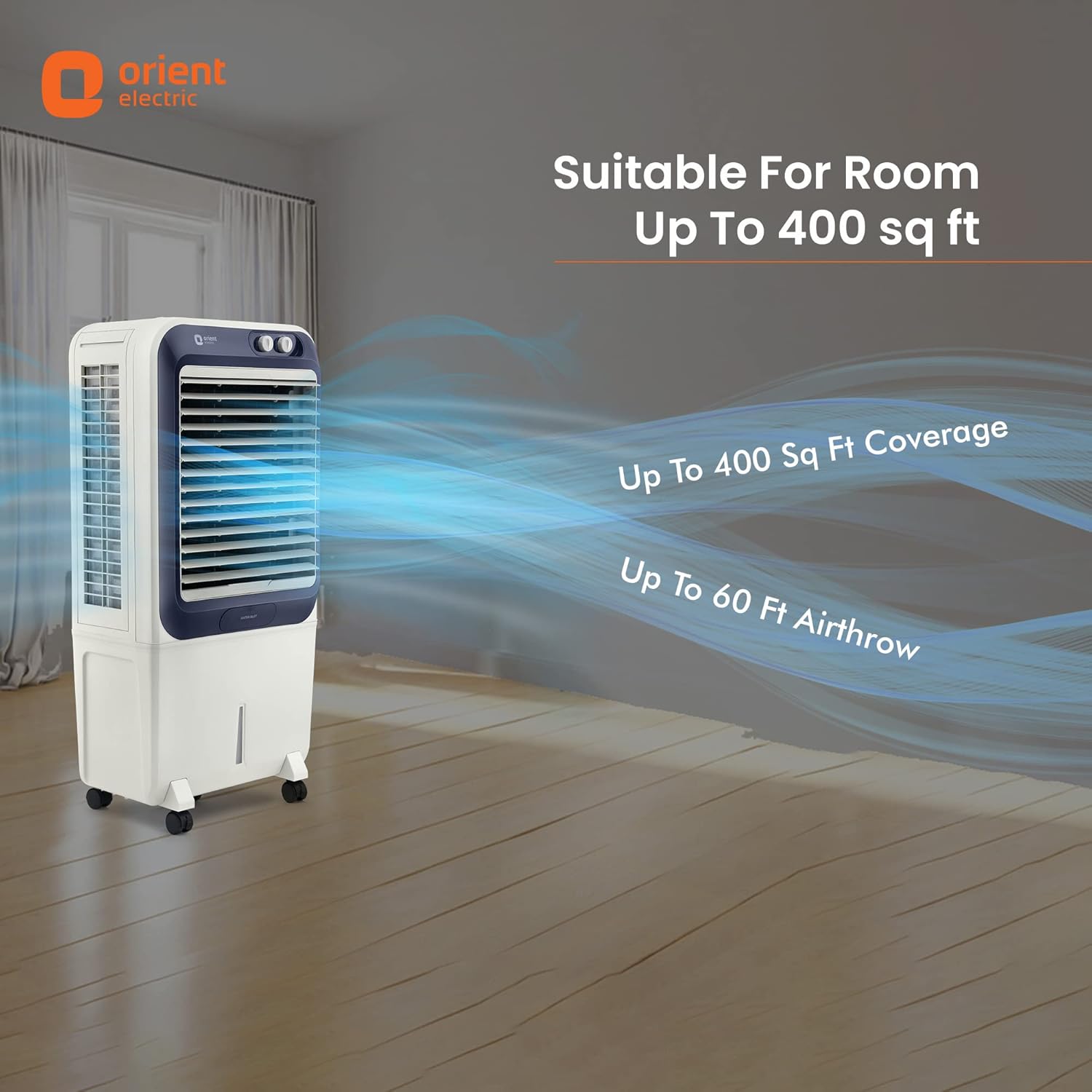 Control Knobs of Orient Electric Knight 70L Desert Air Cooler