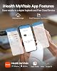 iHealth Track Pro Monitor de presión arterial para brazo superior, pantalla LED de visión completa, detección de cuerpo y brazalete, habilitado para app en iOS y Android, brazalete ajustable para brazos grandes 5