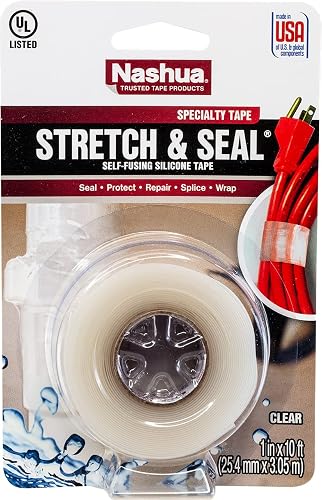 Nashua - 1 in. x 10 ft. Stretch & Seal Self-Fusing…