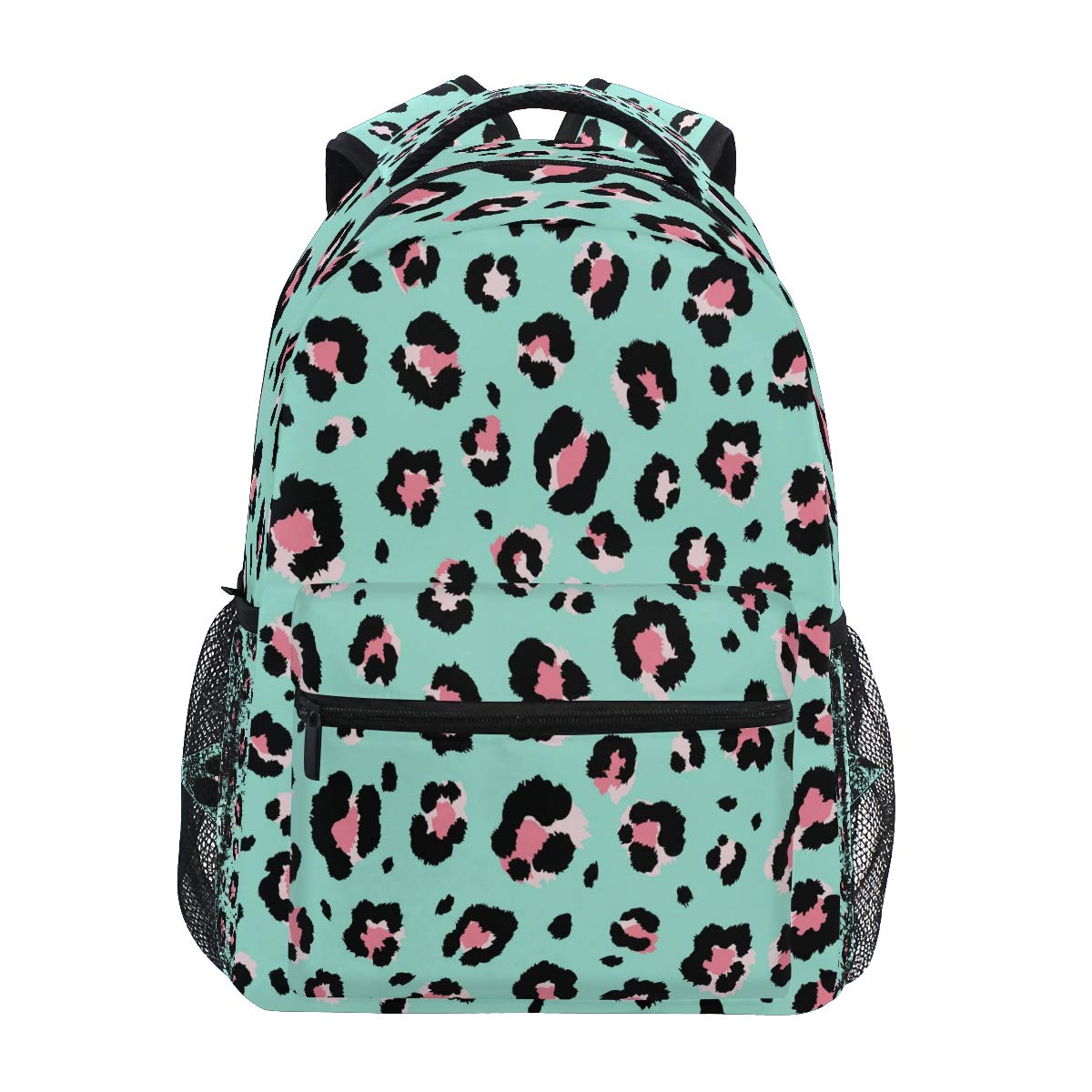 Fifbird Unisex Kids Multicolor Backpack Leopard Animal Skin Print Pattern Travel Daypack Large Capacity Rucksack Casual School Book Bag Shoulder Straps Computer Laptop Bag For Womens Mens Teenage Schoolbag Backpacks