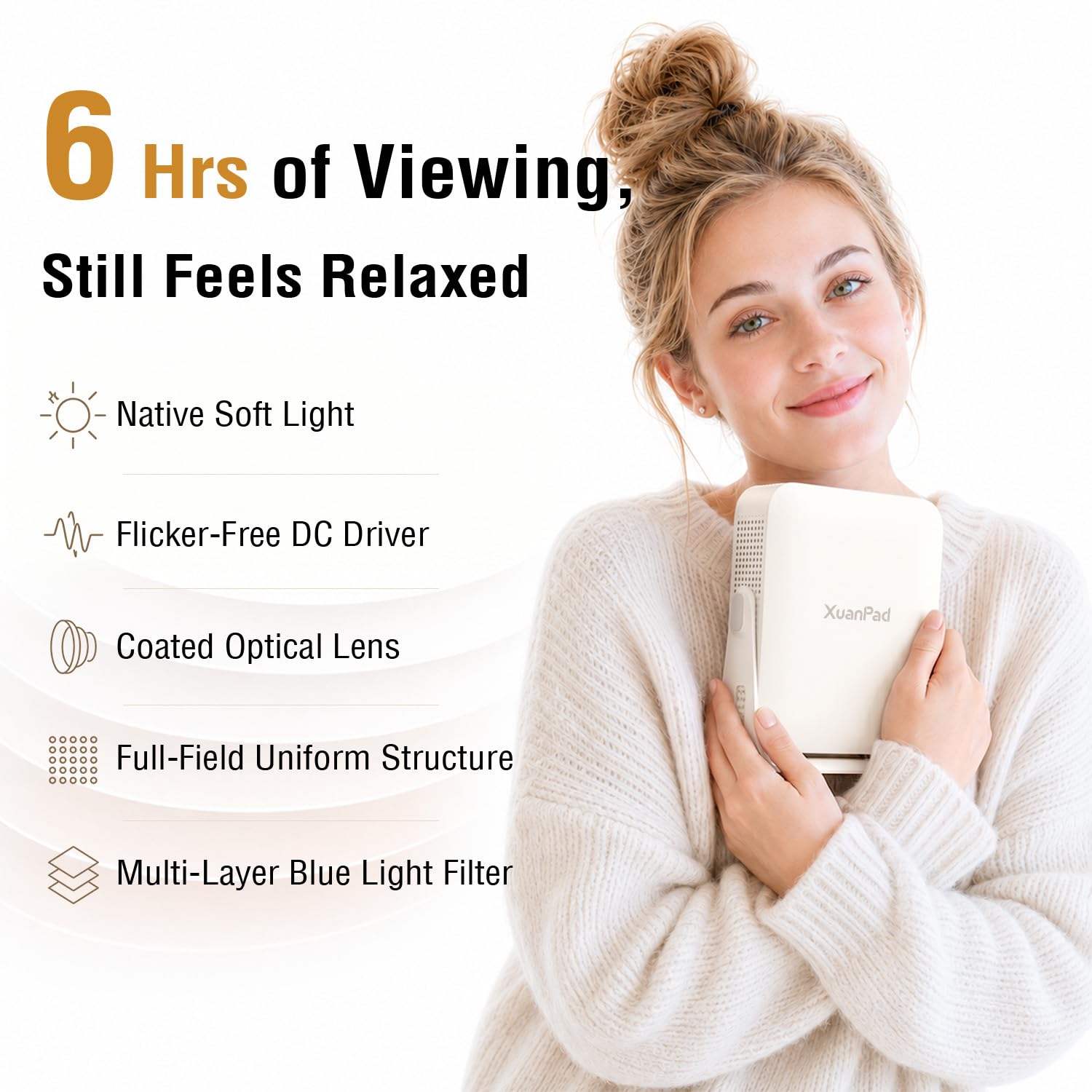 XuanPad Mini Projector - 4K Streaming & WiFi -3 XuanPad Mini Projector - 4K Streaming & WiFi -3