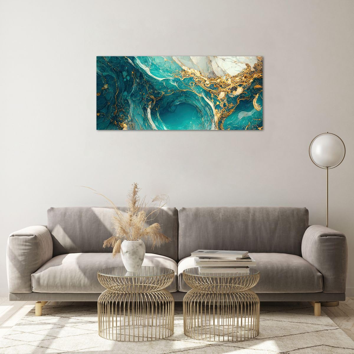 ARTTOR Vidrios Decorativos 100x40cm Cuadro Sobre Vidrio Moderno