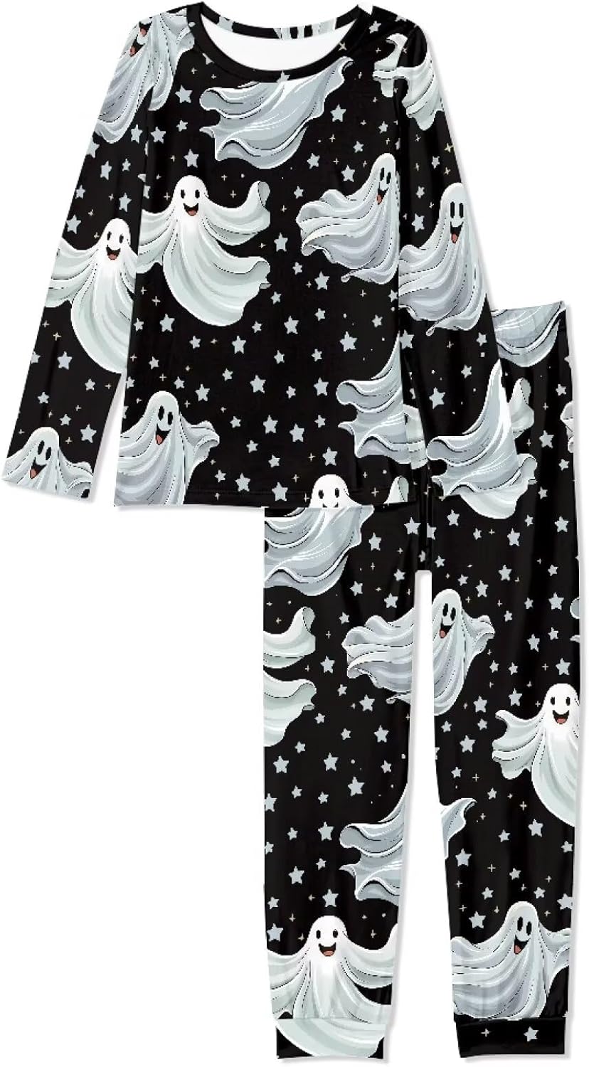 Womens Nightgowns Sleepwear Long Sleeve Nightshirt Round Neck Plus Size Sleepshirt Print Pajama