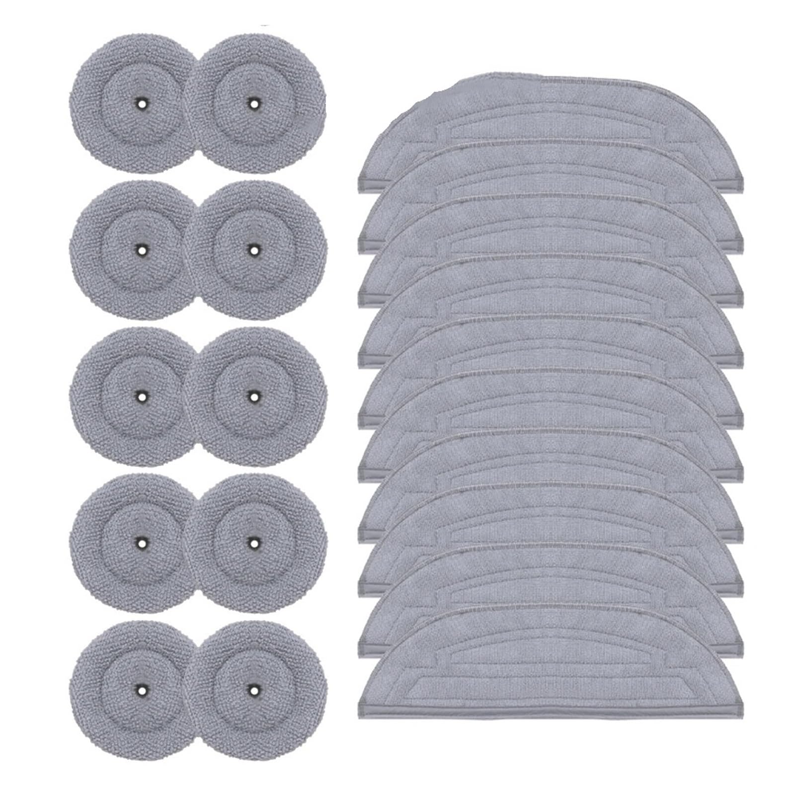 Pengchang Mop Pads Compatible With Roborock S8 Maxv Ultra/S8 Max Ultra Replacements Parts Rag Edge Mopping Cloths(S10B10)