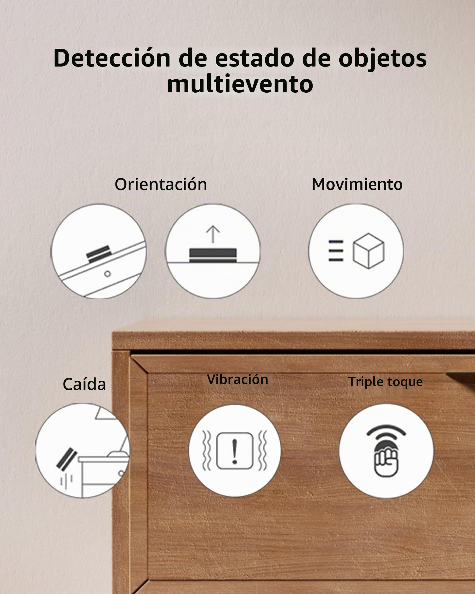 Aqara Sensor Multiestado P100, Thread/Zigbee, Sensor de Puerta/Ventana y Vibración, Monitoreo de Apertura/Cierre o de Objetos, Compatible Apple Home,Home Assistant, Alexa, Google Home,Blanco