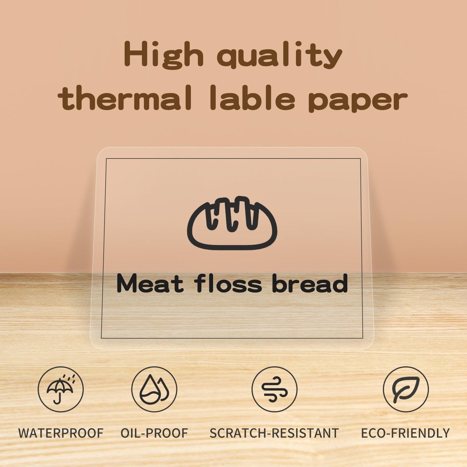 NIIMBOT Thermal Label Tape for B1 B21 B3S, Waterproof Thermal Label Paper - Image 3