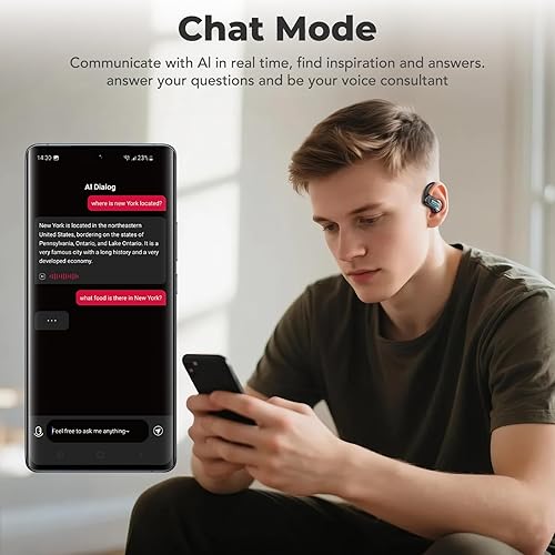 Miniatura 6 de ERAZER X8 - Auriculares de traducción en tiempo real - Auriculares de traductor de idiomas AI 135, Audifonos Traductores Inglés Inglés, dispositivo