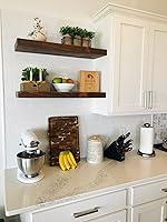 Vista 7 de Joel's Antiques & Reclaimed Decor - Estante flotante de 2 x 6 pulgadas, rústico, montaje necesario