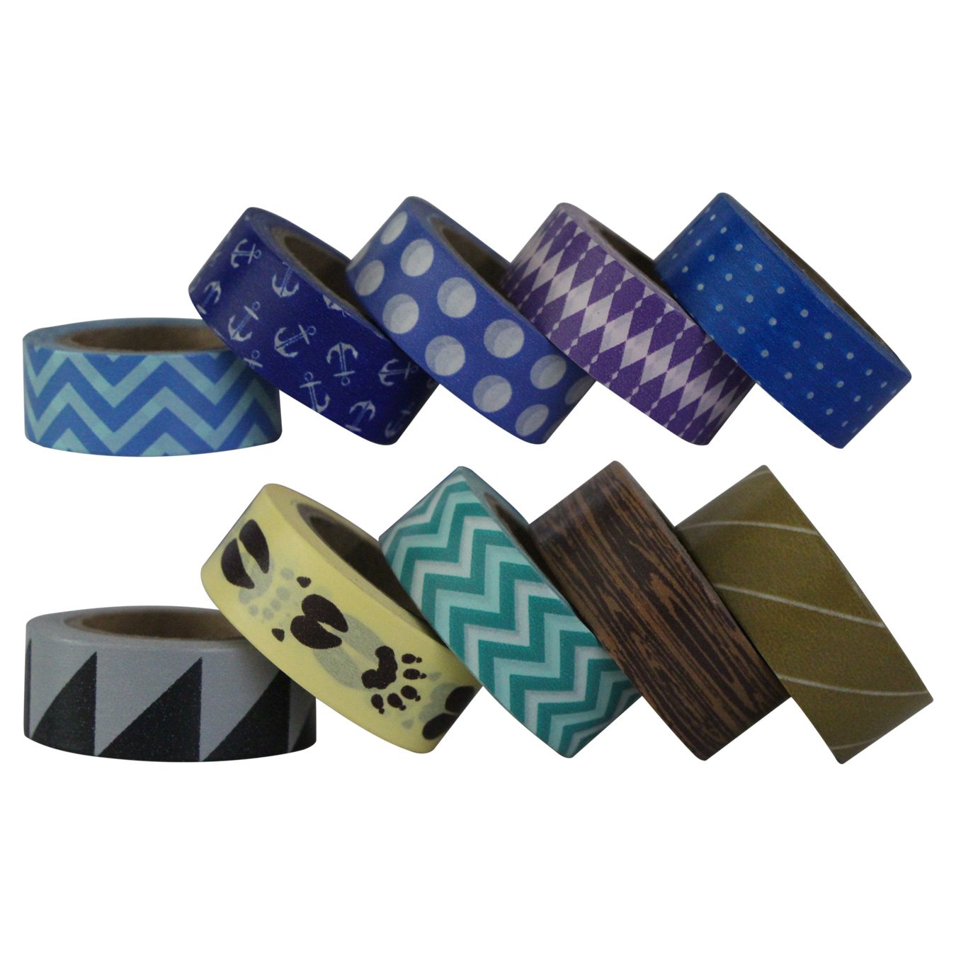 UOOOM 10m X 5cm Noir Washi Tape Ruban Décoration