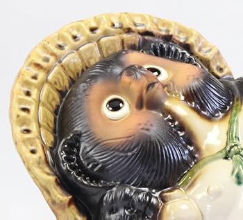 Amazon.co.jp: 陶里 『信楽焼』 寝狸 11号 SA22-6 : ホーム