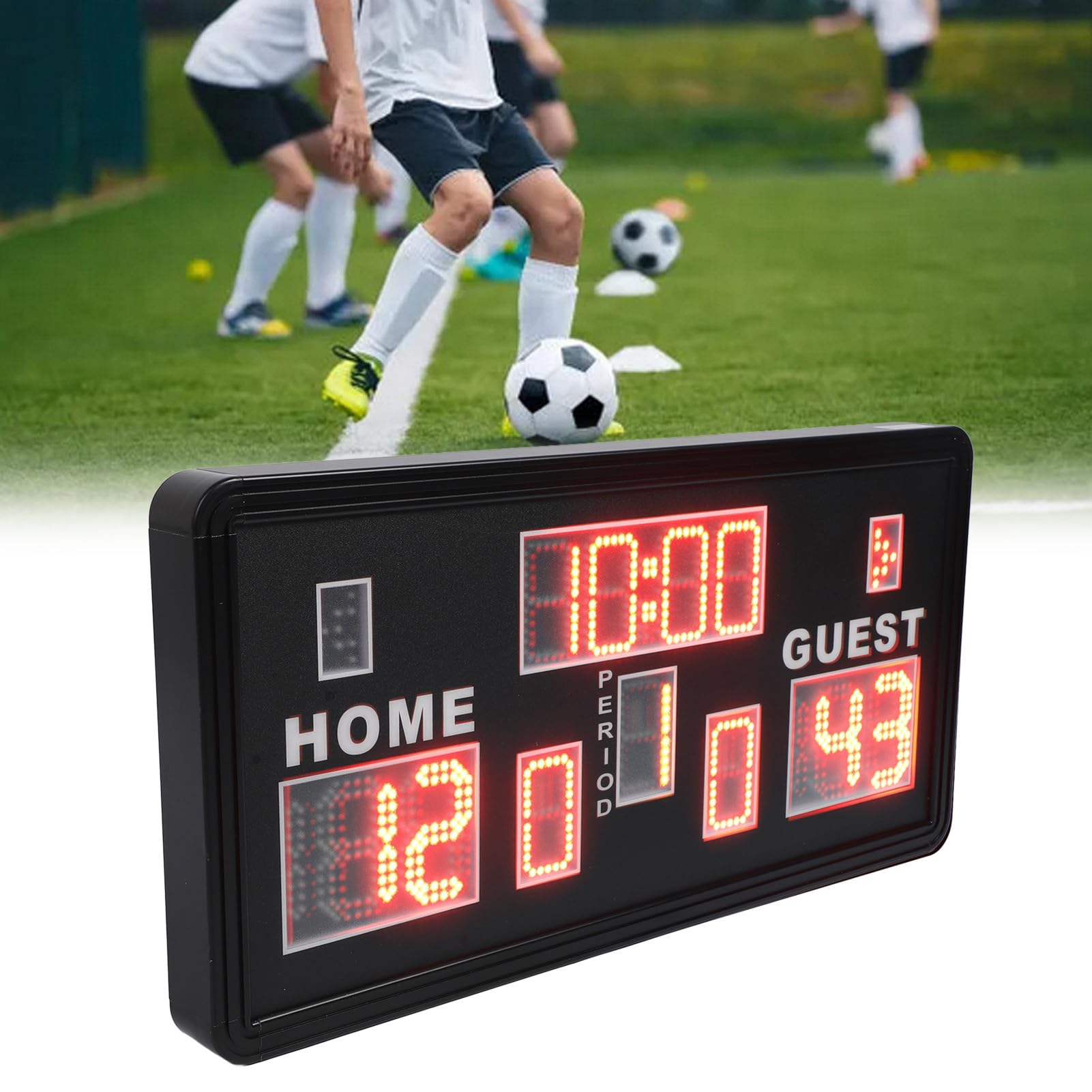 BASKET CALCIO PALLAVOLO Segnapunti Tabellone Segnapunti Impermeabile 4 Cifr E5O6 EUR 37,81