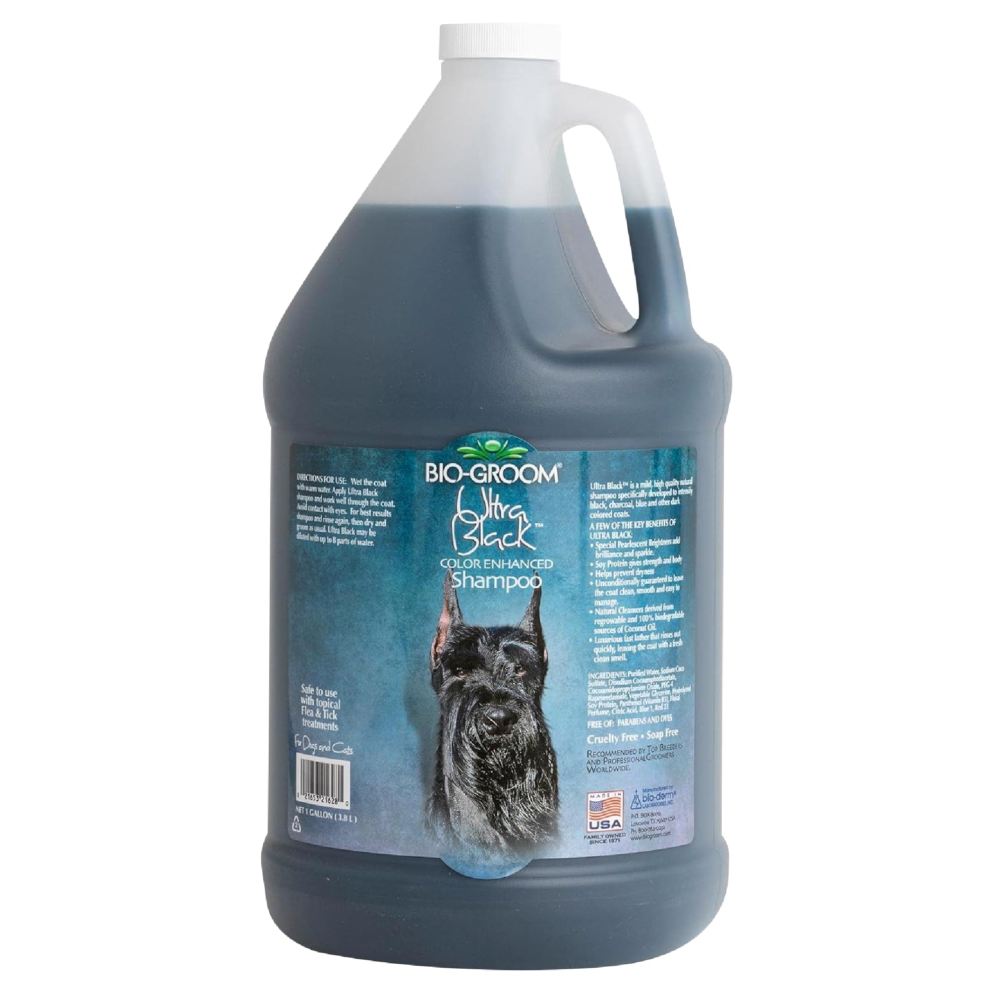 Bio-Groom Ultra Black Color Enhancer Dog Shampoo, 3.8 L