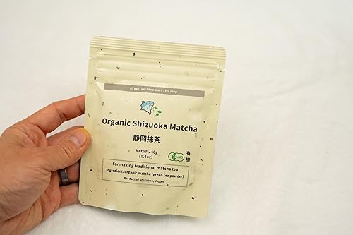 Miniatura 6 de Shizuoka's Finest Organic Ceremonial Matcha - Certificado JAS, grado ceremonial, auténtico origen japonés, polvo de matcha 100% puro, bolsa de 1.41