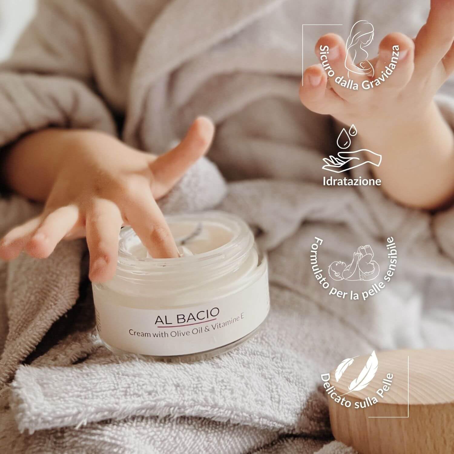 Alisea Parma Crema Idratante Lenitiva per viso e corpo con Albicocca e Olio d'Oliva. 100ml
