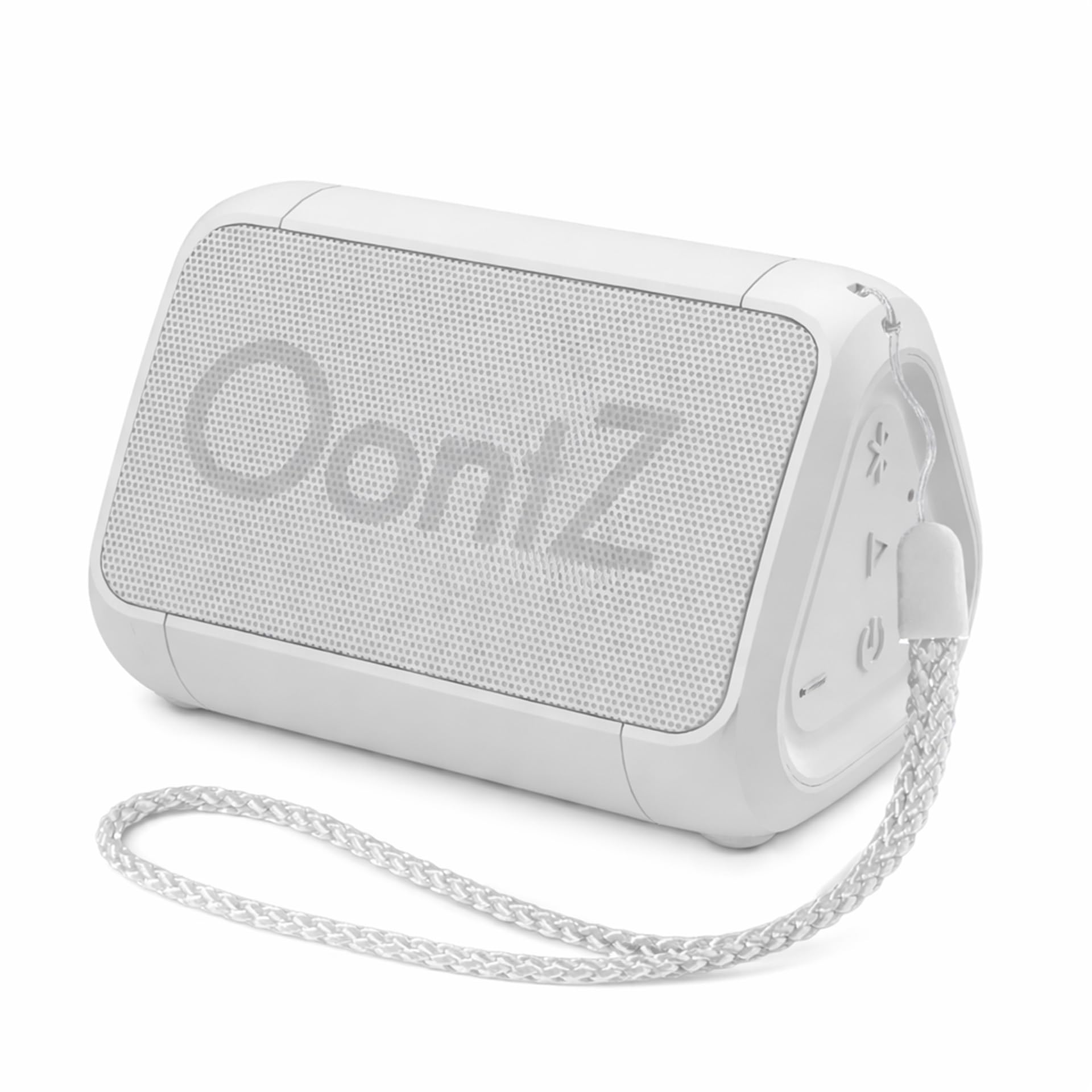 OontZ Solo Portable Bluetooth Speaker - Ultra Portable, 14 Hours of Playtime, 100ft Wireless Range, Waterproof, Budget-Friendly Speaker for Travel, Outdoor or Home, Great Gift (White)