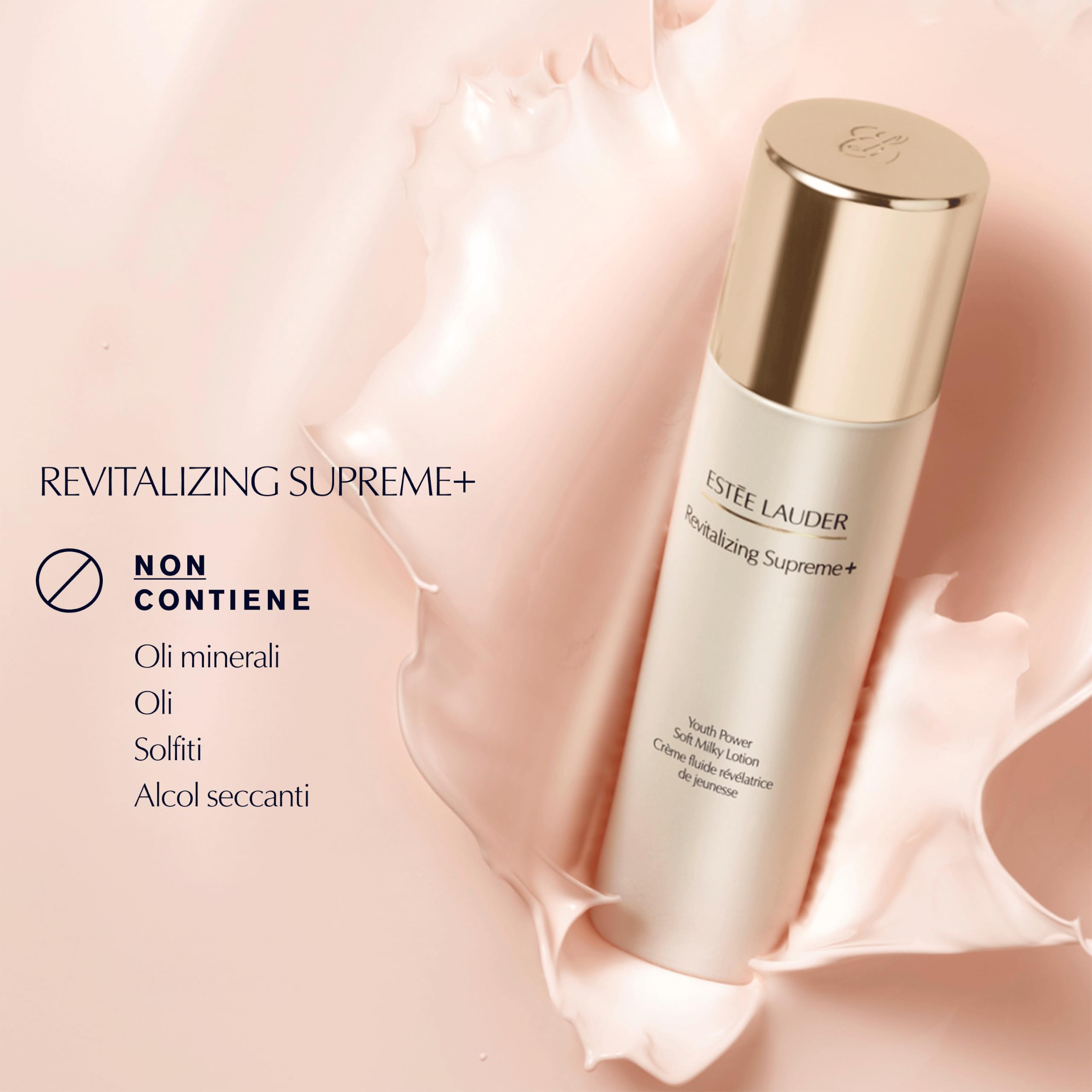 Estée Lauder Revitalizing Supreme+ Youth Power Soft Milky Lotion - Crema idratante viso ultraleggera con Acido Ialuronico, 100ml