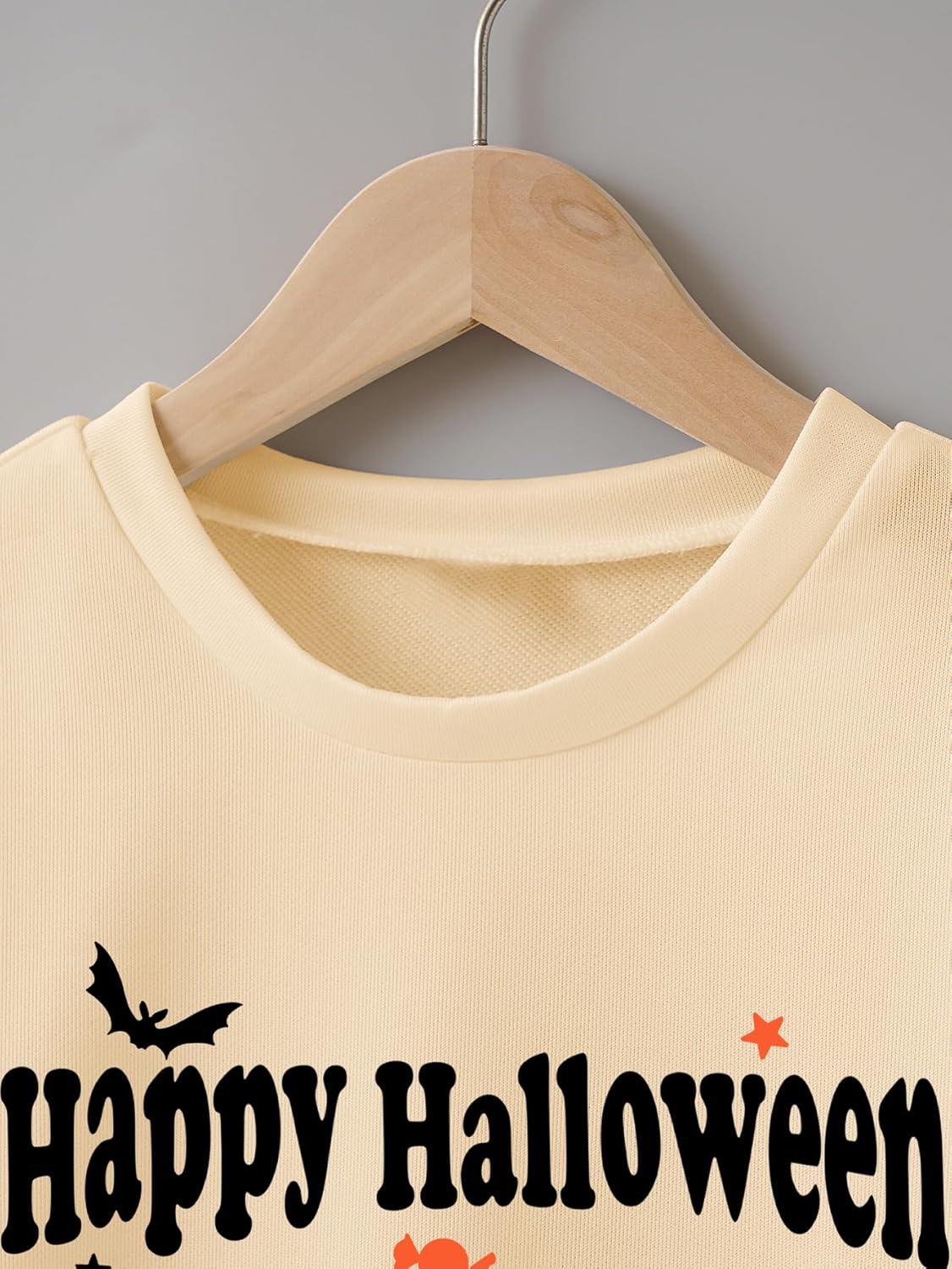 SweatyRocks Girl's Cute Cartoon Graphic Long Sleeve Pullover Tops Halloween Sweatshirts - Image 3