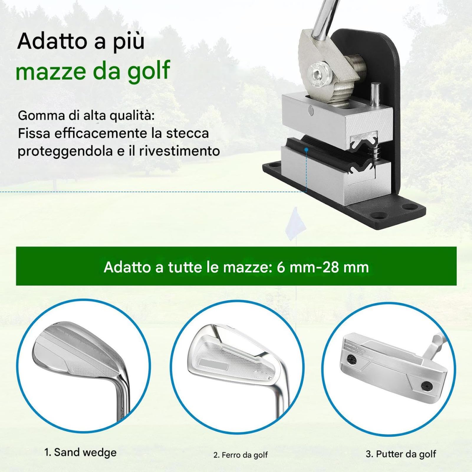 Abrazadera De De Golf De Alta Resistencia Anticorrosión Antideslizante