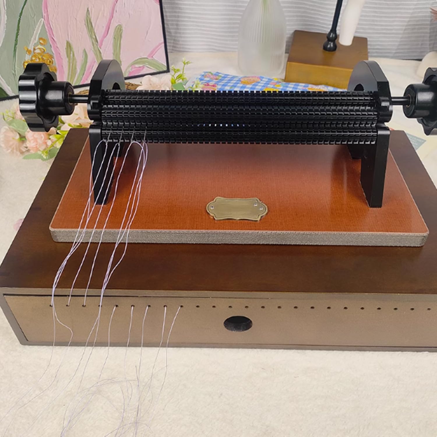 Pliegue Fruncido de 24 hileras, con Caja Trasera y Aguja Especial, para Ropa, Tela, Bricolaje, máquina de Coser con Volantes, prensatelas para fruncir Pliegues y Volantes